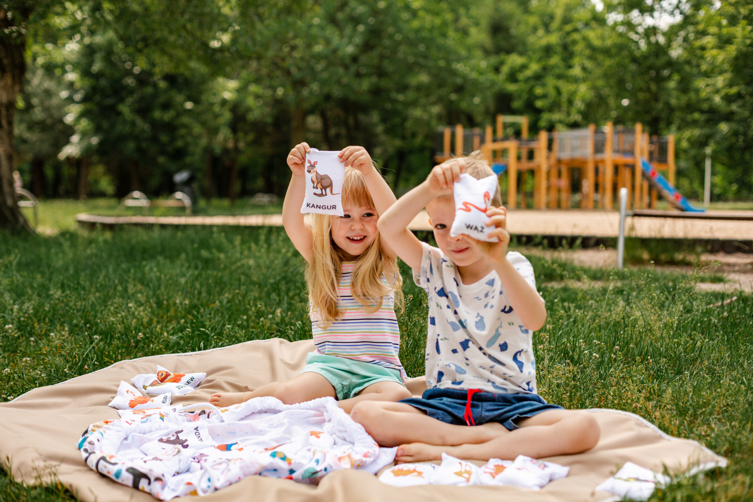 woreczki sensoryczne z zwierzętami