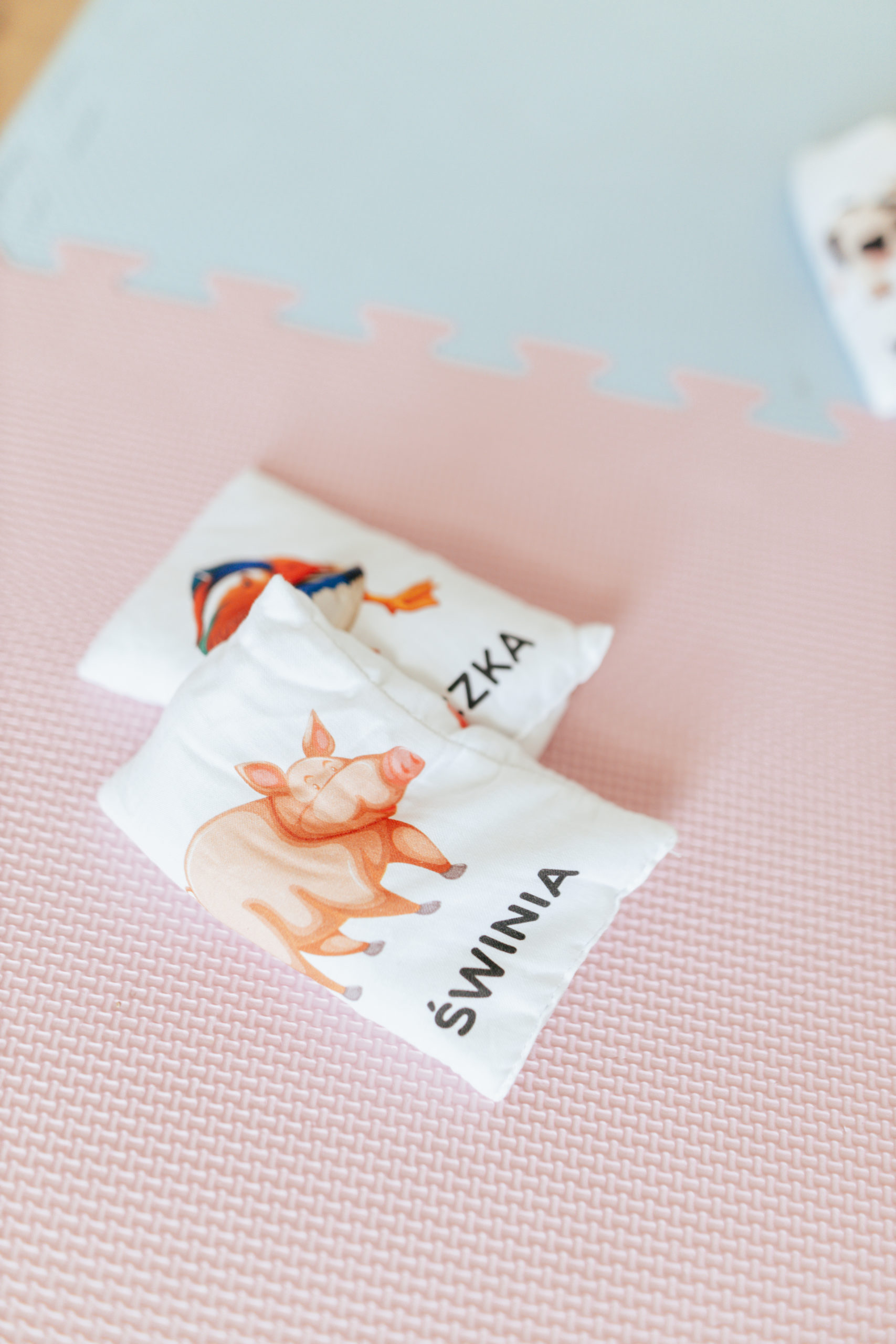 woreczki sensoryczne z zwierzętami