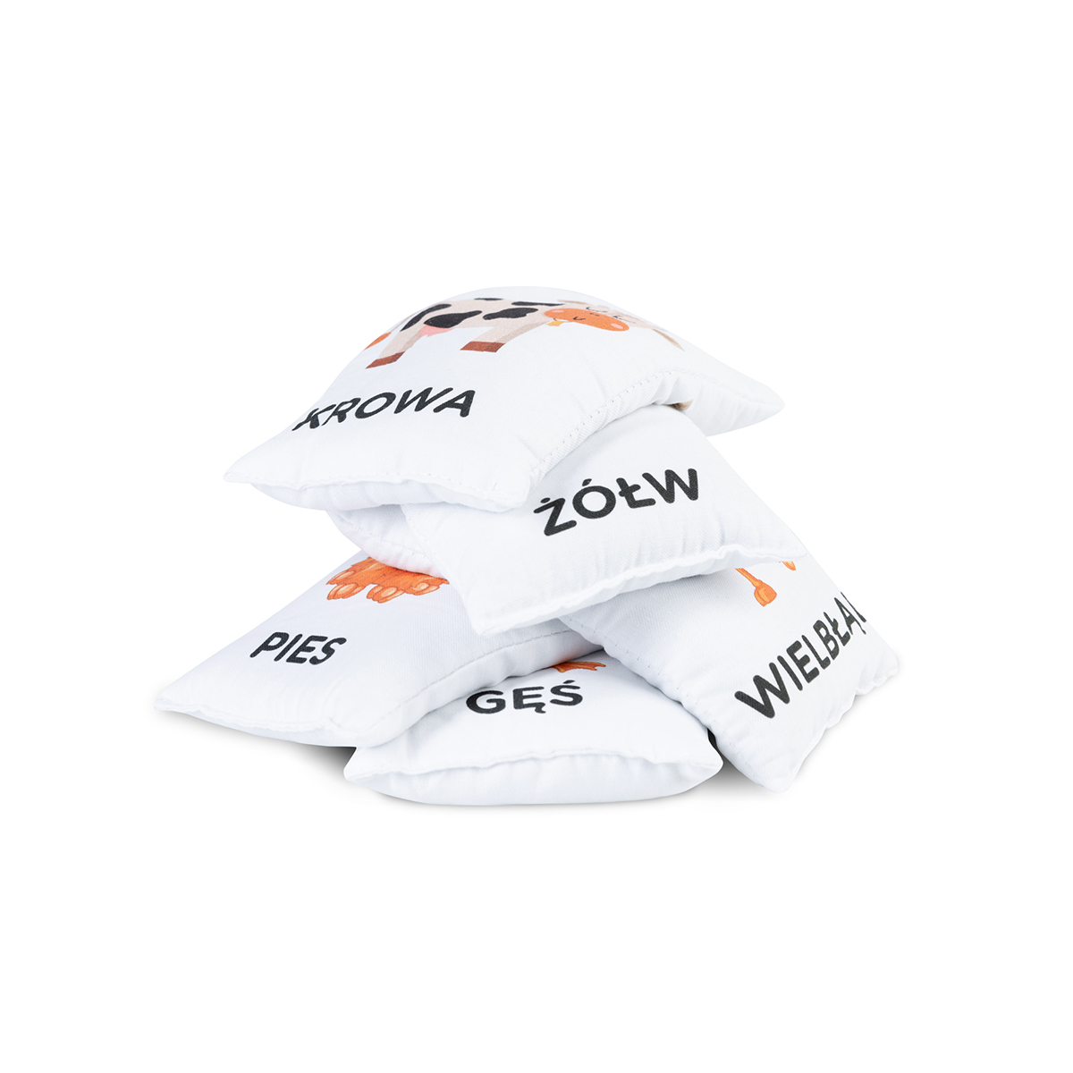 woreczki sensoryczne z zwierzętami