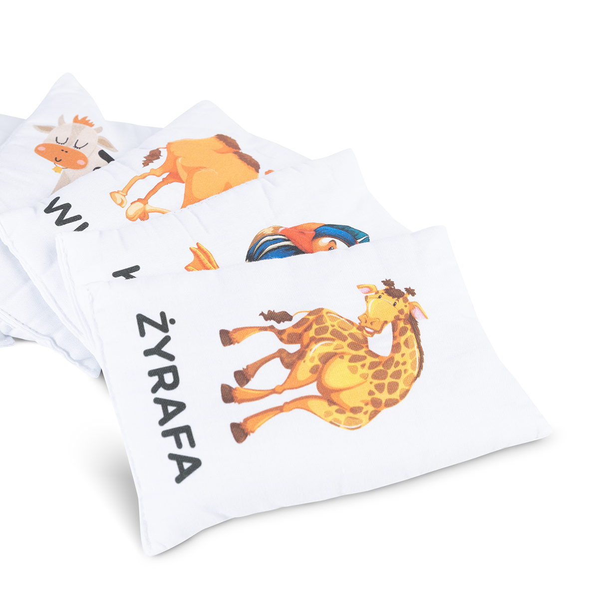 woreczki sensoryczne z zwierzętami