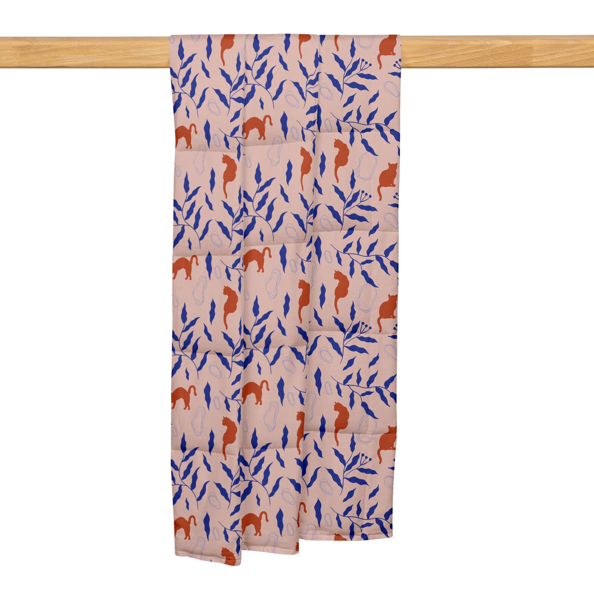 kołdra obciążeniowa z kotami