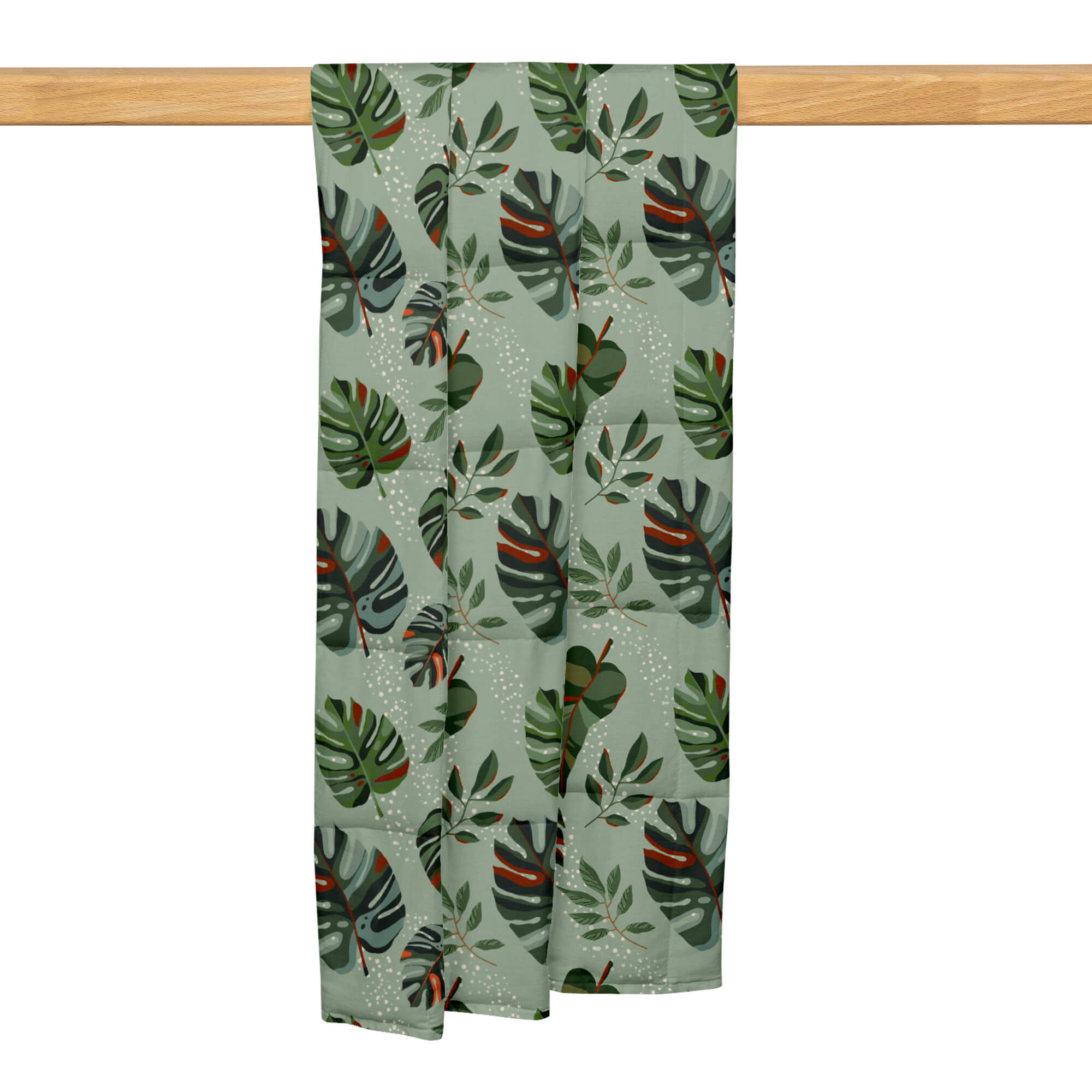 kołderka sensoryczna z liśćmi