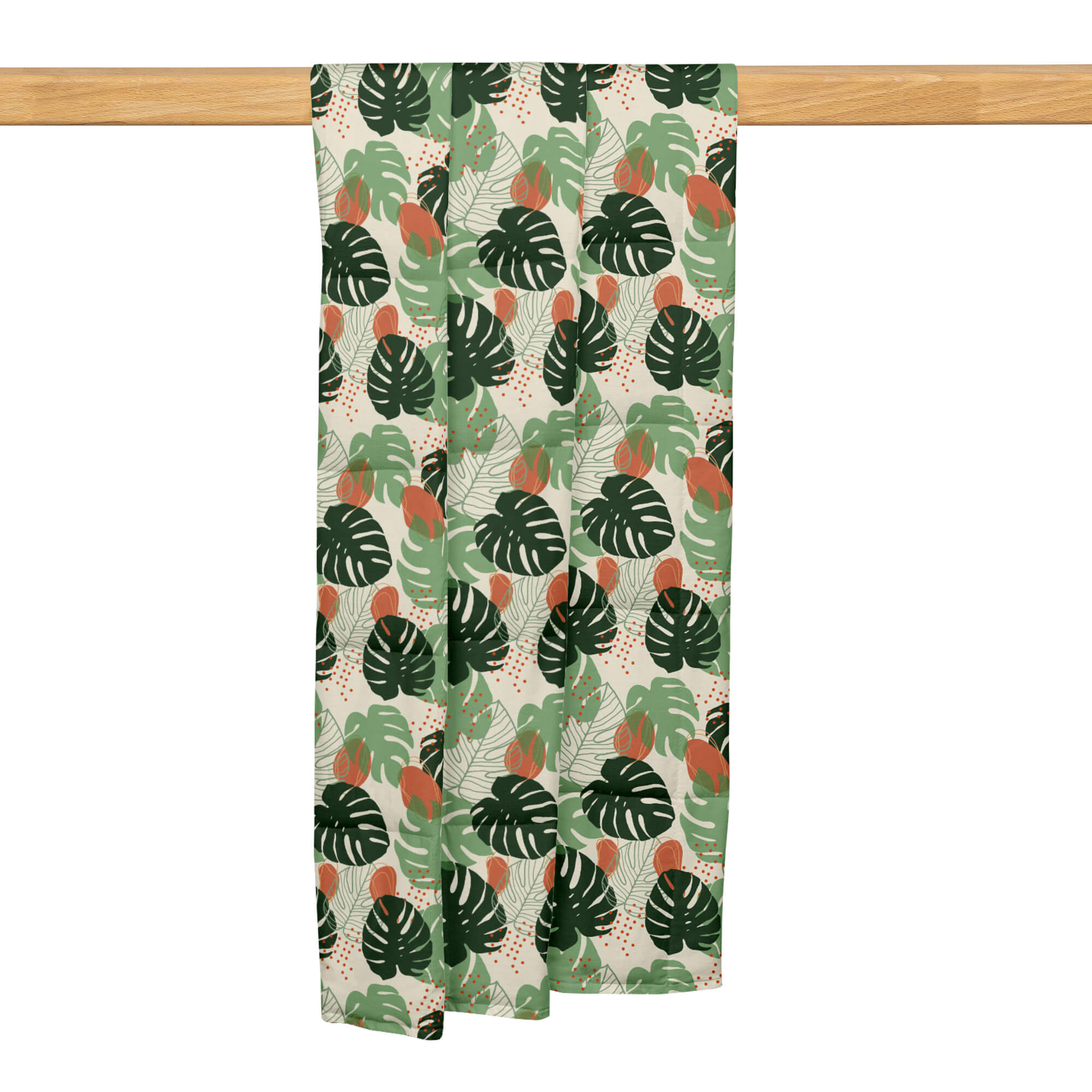 kołderka sensoryczna w liście