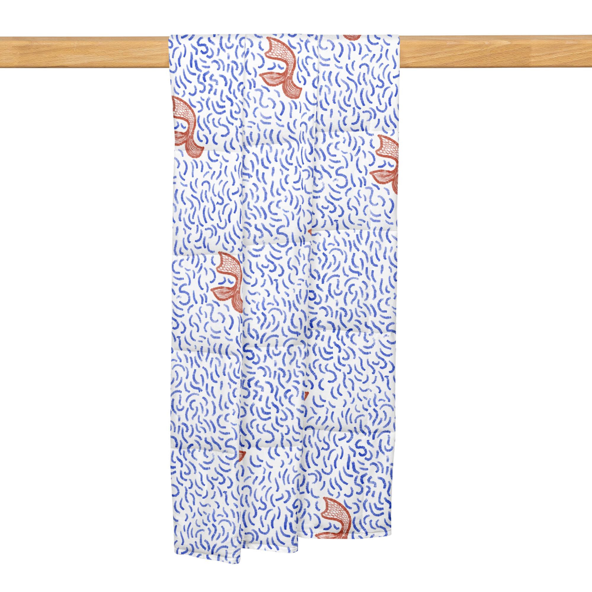 kołderka sensoryczna w syrenie ogony