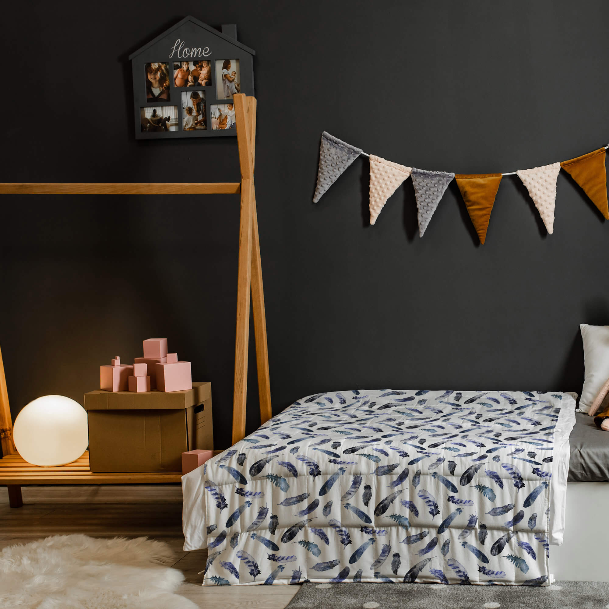 kołdra sensoryczna w pióra