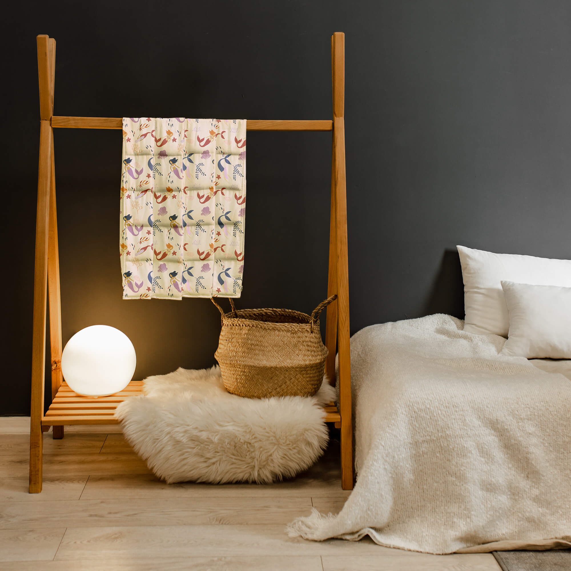 kołdra sensoryczna w syreny