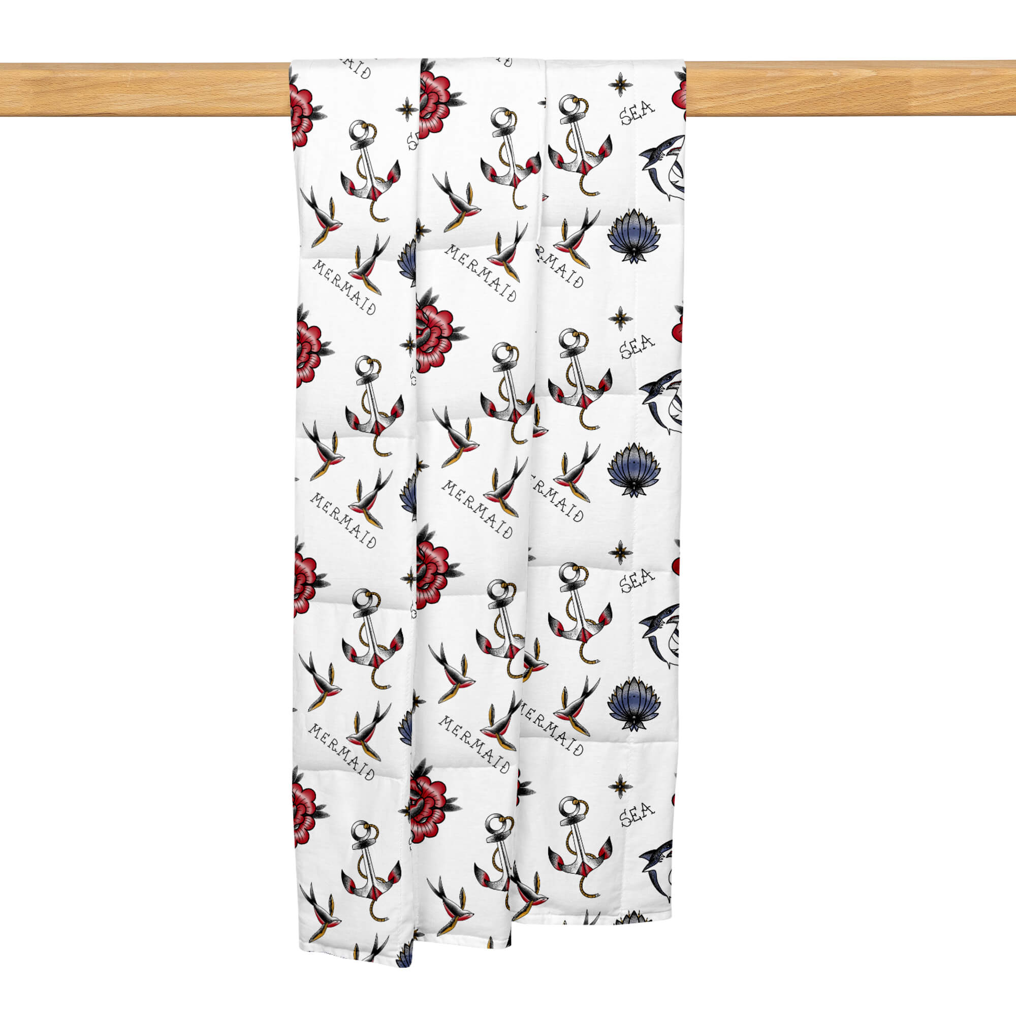 kołderka sensoryczna z kolorową grafiką