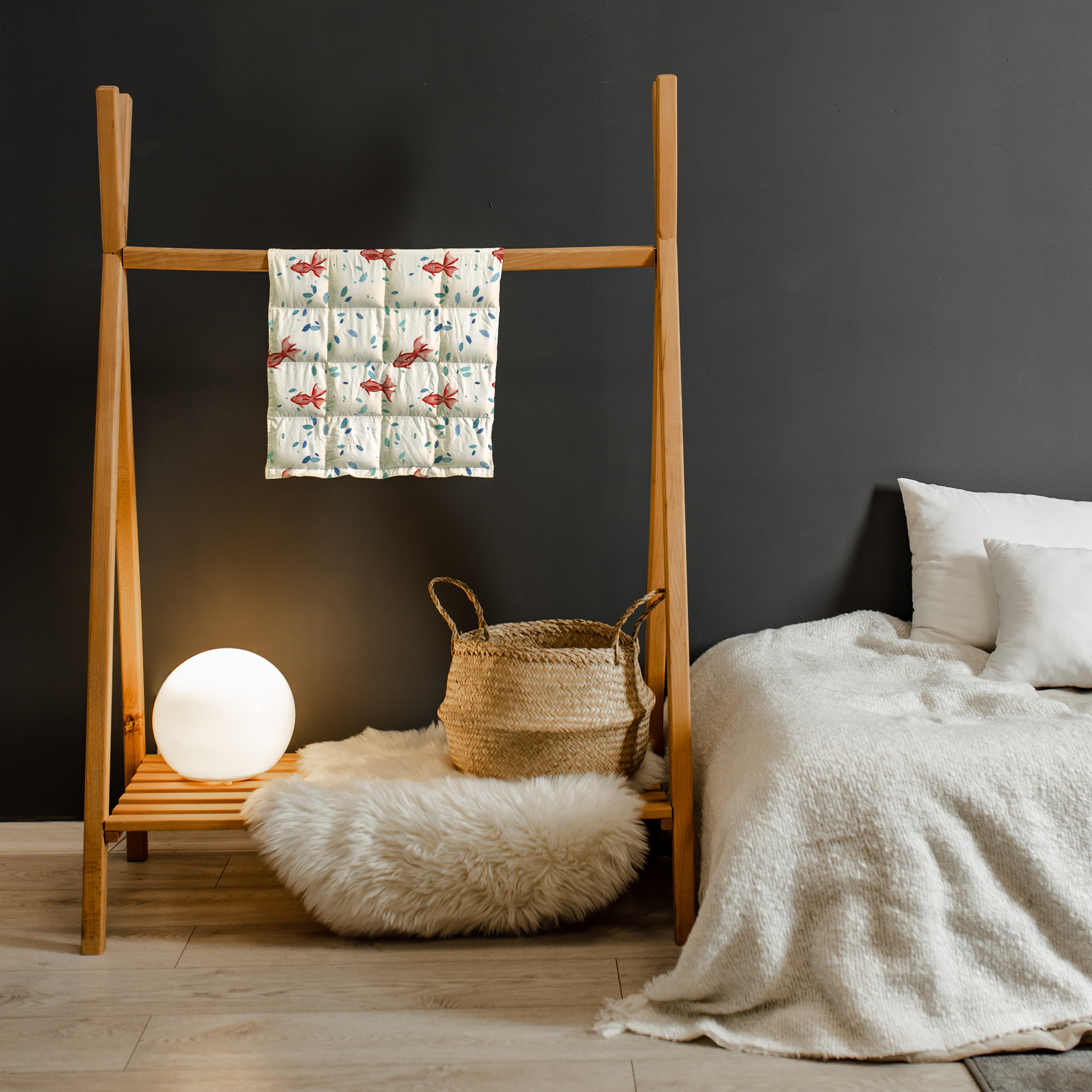 poduszka obciążeniowa z rybami