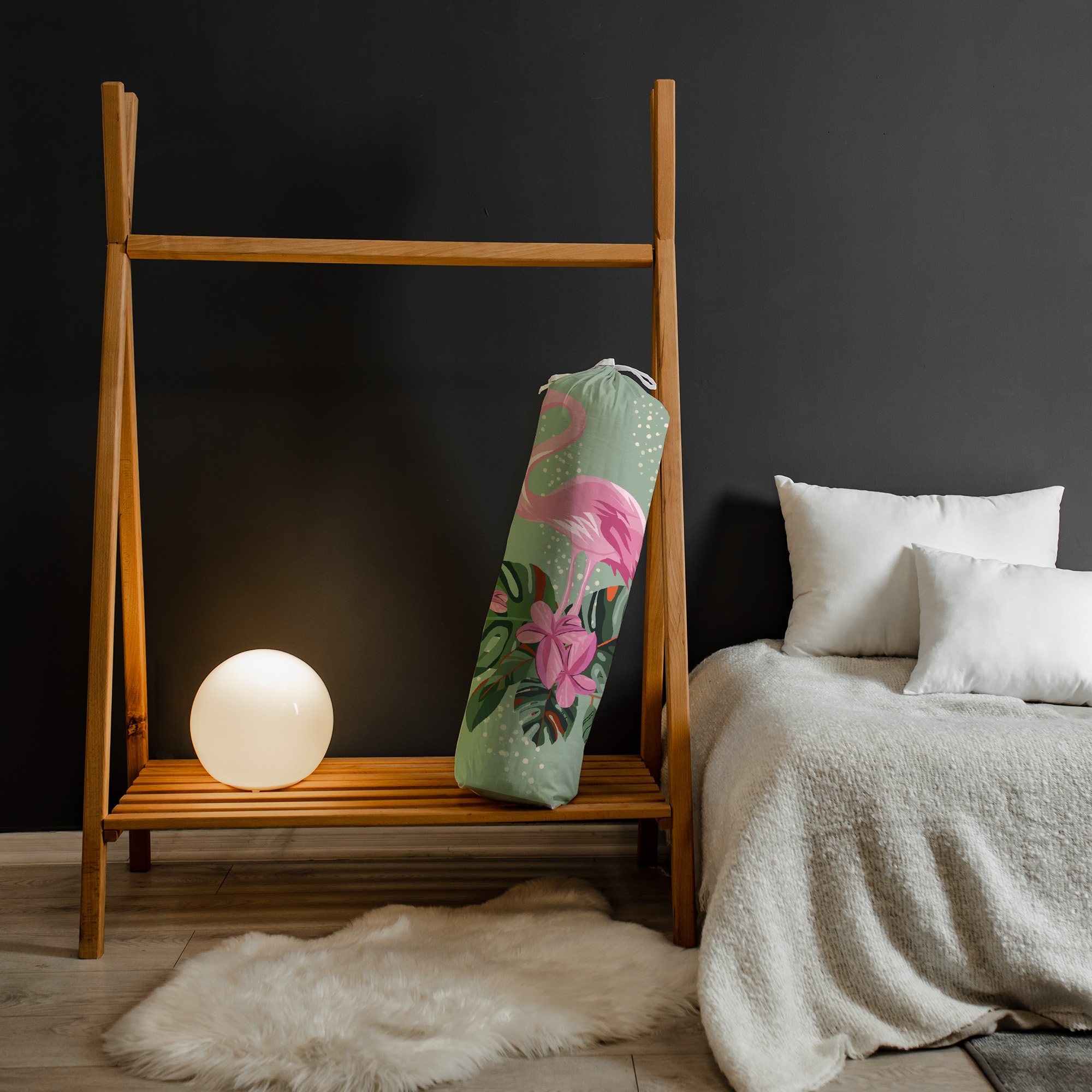 walec sensoryczny z flamingiem