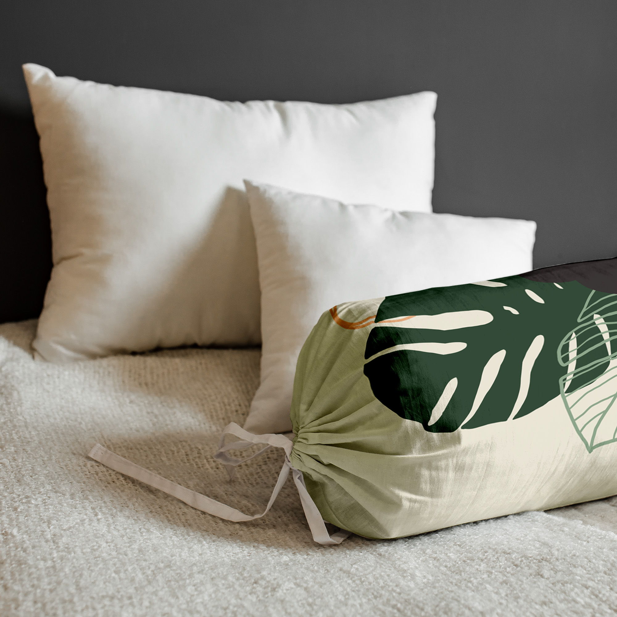 walec sensoryczny z liśćmi